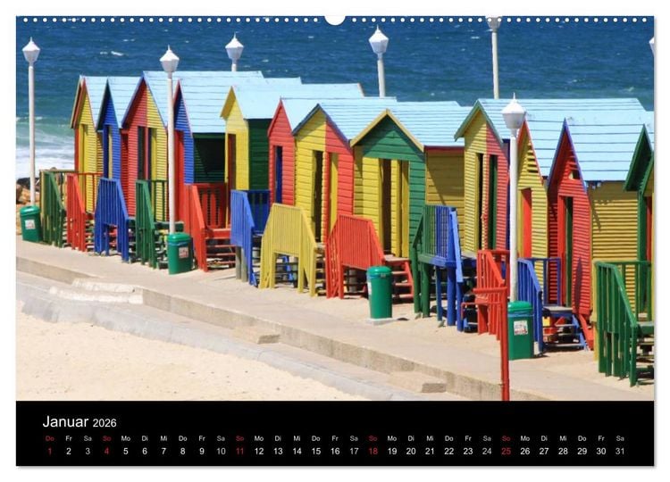 Produktbild: Kapstadt - Die sch&ouml;nste Stadt der Welt (hochwertiger Premium Wandkalender 2026 DIN A2 quer), Kunstdruck in Hochglanz