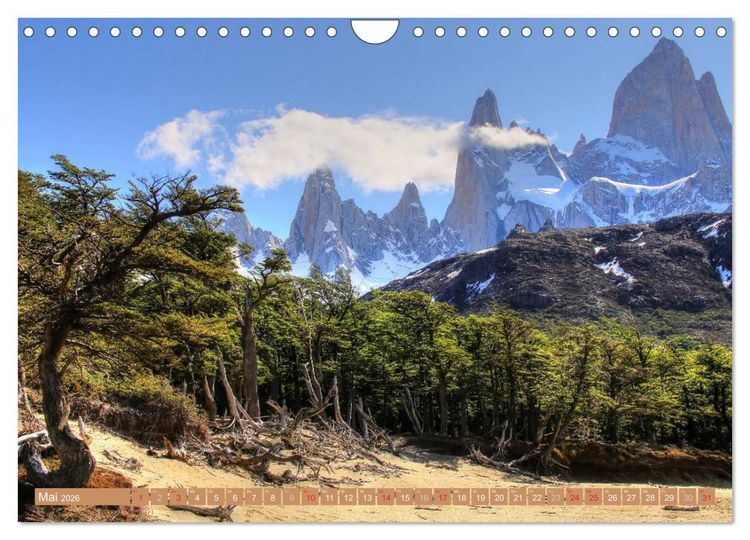 Produktbild: Wildes Patagonien - Abenteuer am Ende der Welt (Wandkalender 2026 DIN A4 quer), CALVENDO Monatskalender