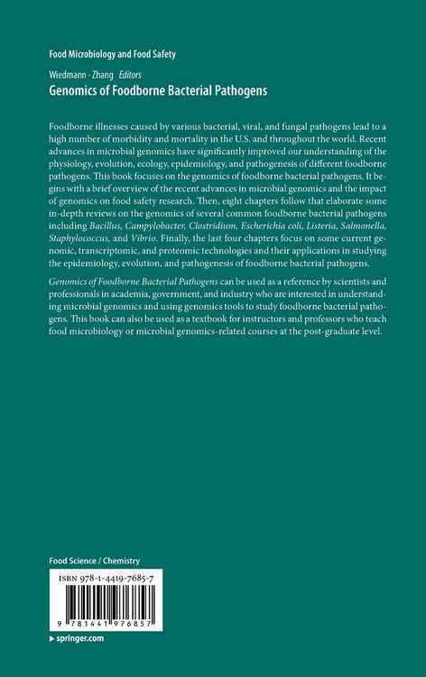 Produktbild: Genomics of Foodborne Bacterial Pathogens