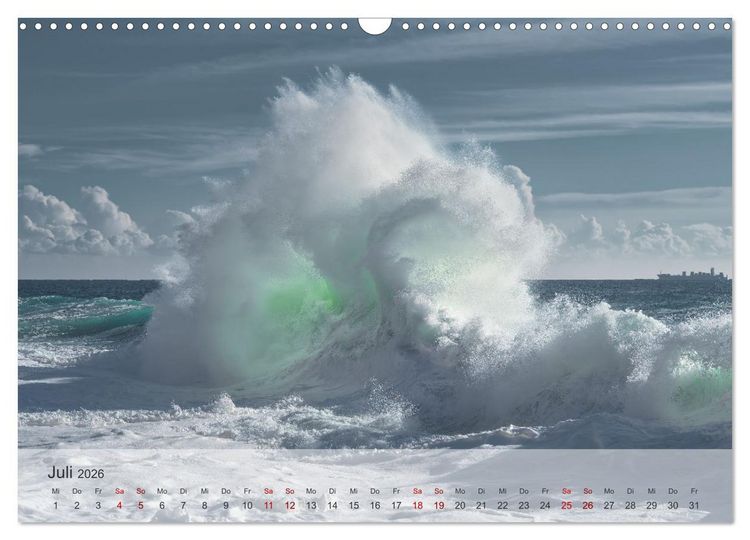 Produktbild: Rhapsodie in Blau (Wandkalender 2026 DIN A3 quer), CALVENDO Monatskalender