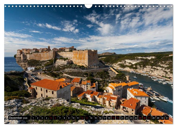 Produktbild: Bonifacio. Korsika (Wandkalender 2026 DIN A3 quer), CALVENDO Monatskalender