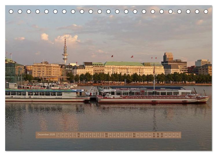 Produktbild: Perle Hamburg (Tischkalender 2026 DIN A5 quer), CALVENDO Monatskalender