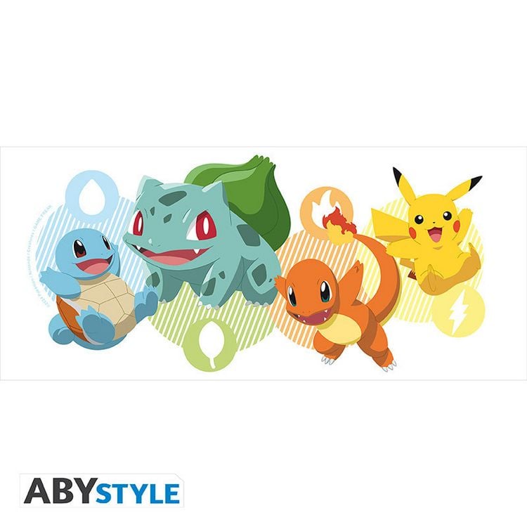 Produktbild: POKEMON- Mug - 460 ml - Pikachu and starters - subli - box