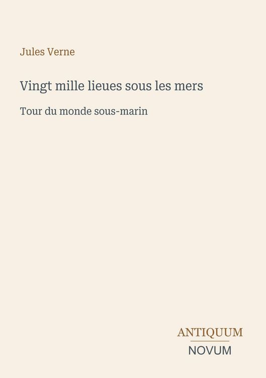 Produktbild: Vingt mille lieues sous les mers