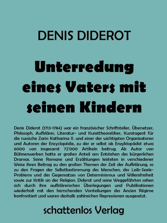 Produktbild: Unterredung eines Vaters mit seinen Kindern
