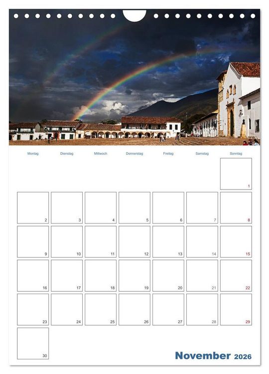 Produktbild: HOMMAGE AN KOLUMBIEN (Wandkalender 2026 DIN A4 hoch), CALVENDO Monatskalender