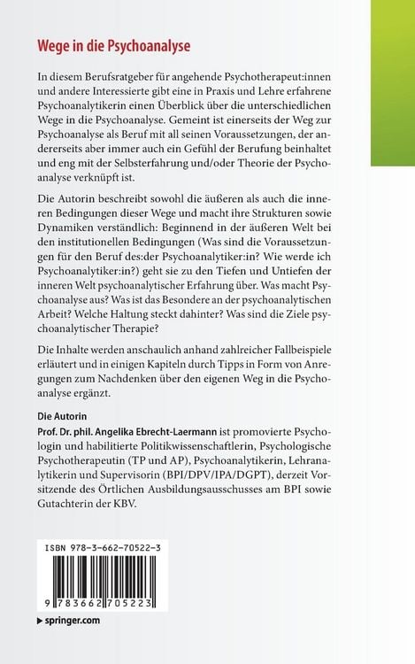 Produktbild: Wege in die Psychoanalyse