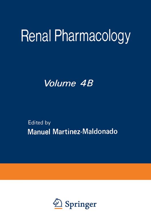 Produktbild: Renal Pharmacology