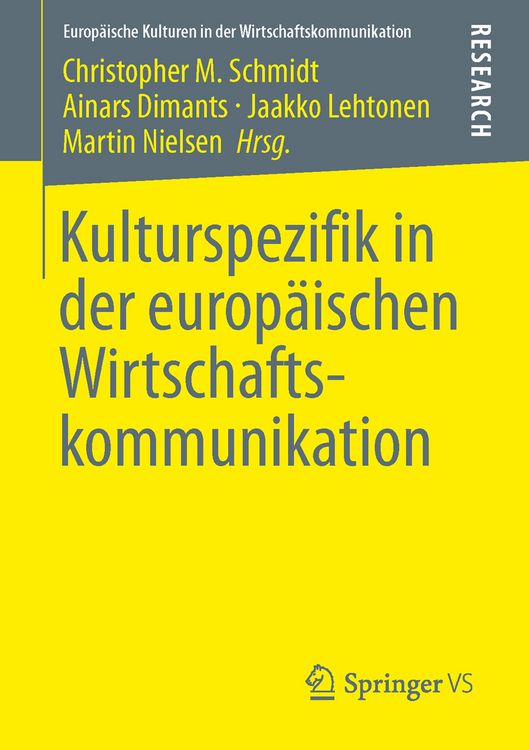 Produktbild: Kulturspezifik in der europ&auml;ischen Wirtschaftskommunikation