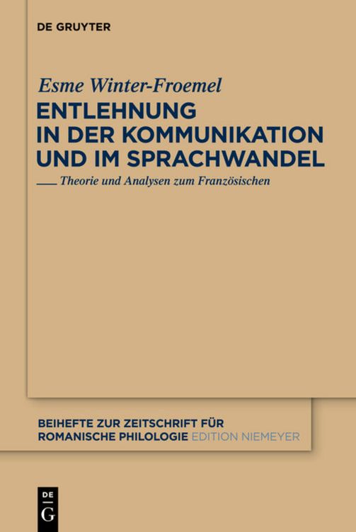 Produktbild: Entlehnung in der Kommunikation und im Sprachwandel