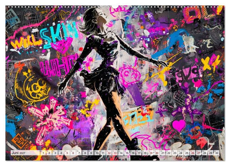 Produktbild: City Beats - Graffiti Dreams (hochwertiger Premium Wandkalender 2027 DIN A2 quer), Kunstdruck in Hochglanz
