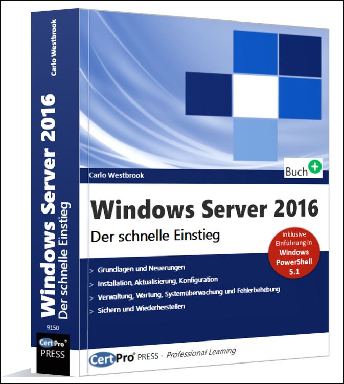 Produktbild: Windows Server 2016 - Der schnelle Einstieg