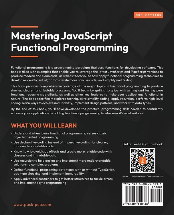 Produktbild: Mastering JavaScript Functional Programming - Third Edition