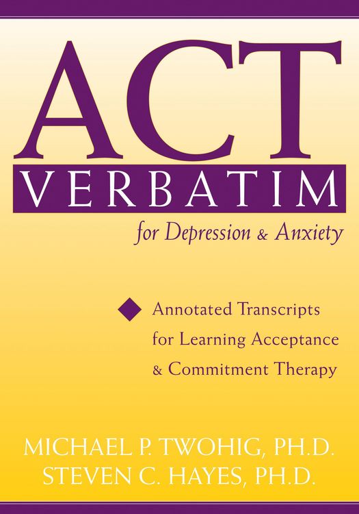 Produktbild: ACT Verbatim for Depression and Anxiety