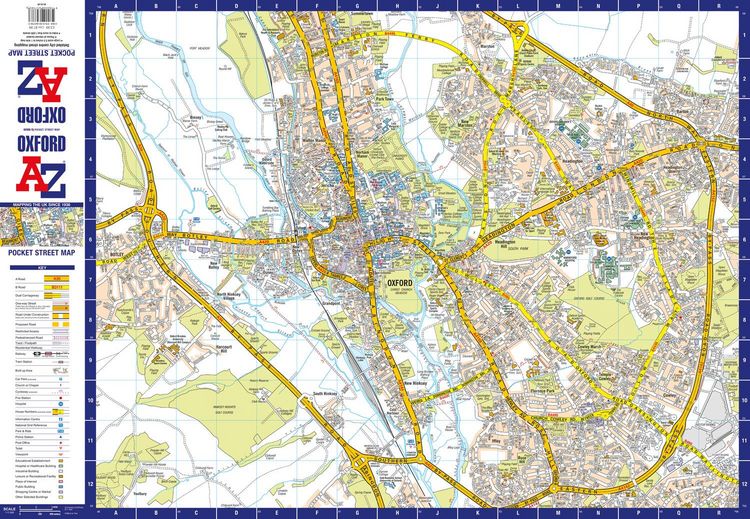 Produktbild: Oxford A-Z Pocket Street Map