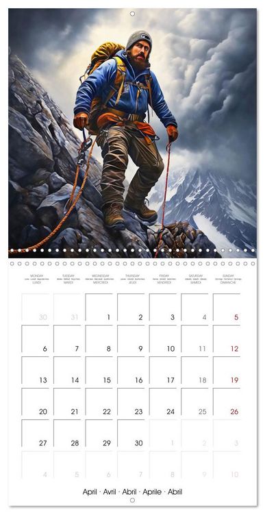 Produktbild: Mountaineers - Extreme mountaineering (Wall Calendar 2026 12 &times; 12 Inch) CALVENDO 12 Month Wall Calendar