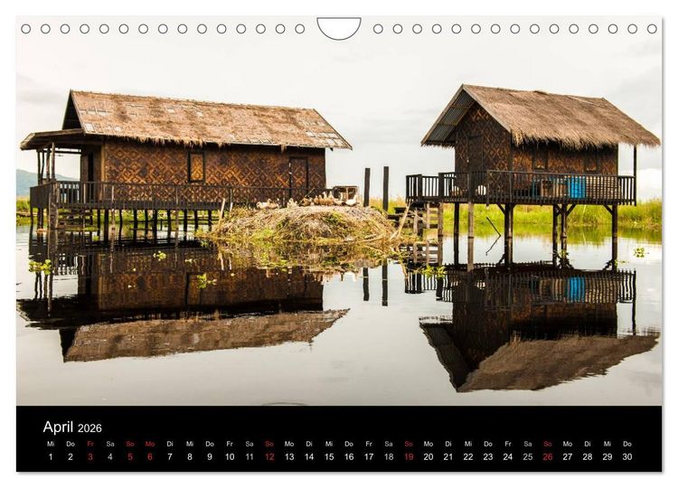 Produktbild: Myanmar - Eindr&uuml;cke (Wandkalender 2026 DIN A4 quer), CALVENDO Monatskalender