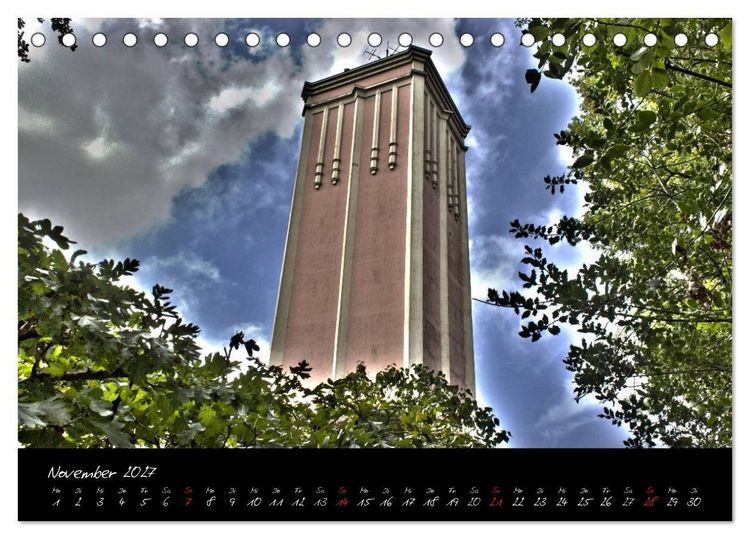 Produktbild: Wuppertal - Stadt der Schwebebahn in HDR (Tischkalender 2027 DIN A5 quer), CALVENDO Monatskalender