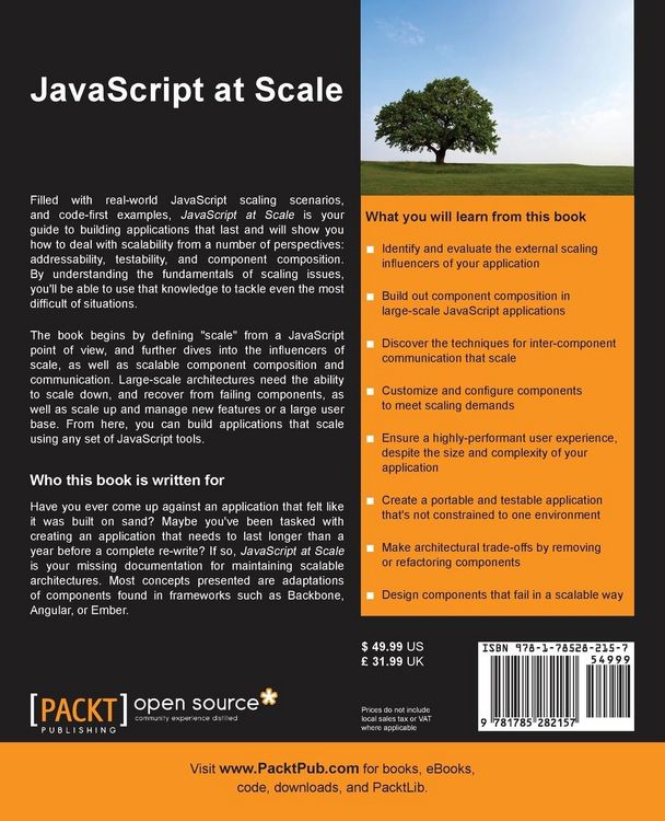 Produktbild: JavaScript at Scale