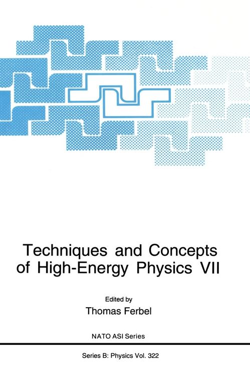Produktbild: Techniques and Concepts of High-Energy Physics VII