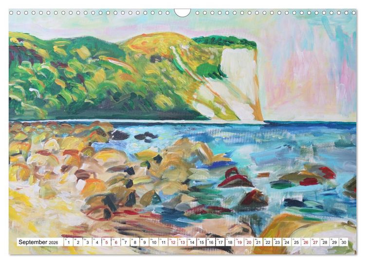Produktbild: Landschaft in der Malerei: Ein Kunstkalender (Wandkalender 2026 DIN A3 quer), CALVENDO Monatskalender