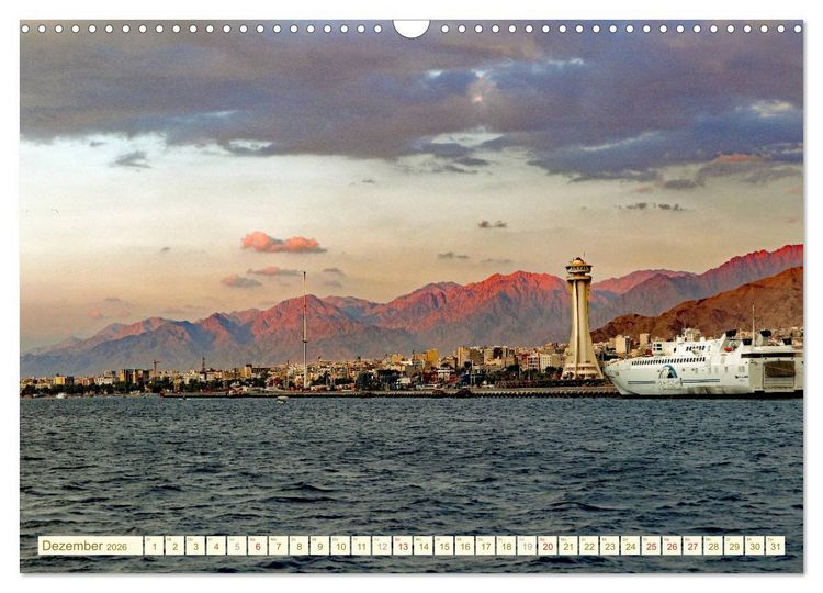 Produktbild: Urlaub in JORDANIEN (Wandkalender 2026 DIN A3 quer), CALVENDO Monatskalender