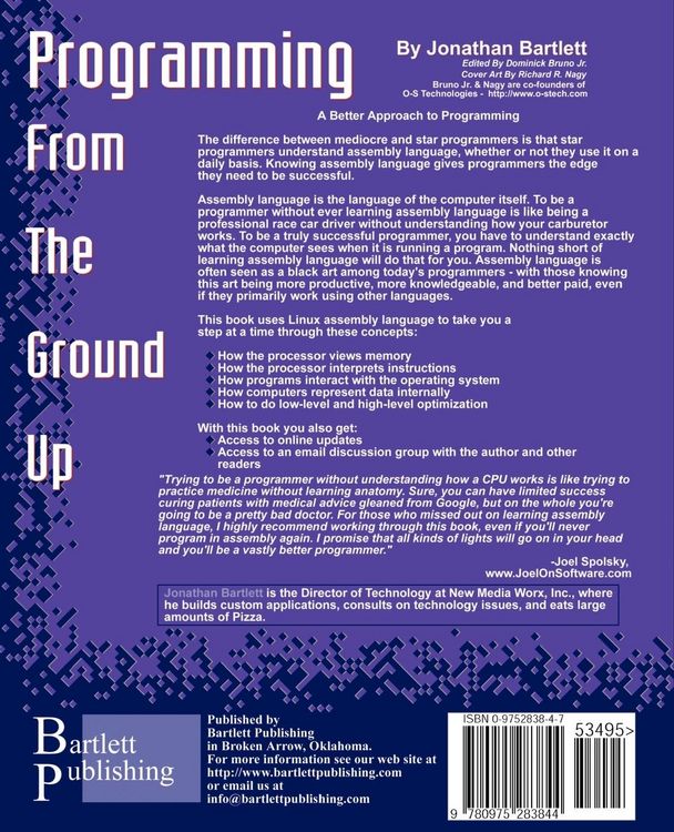 Produktbild: Programming from the Ground Up