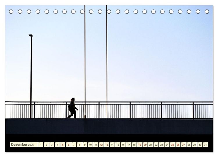 Produktbild: Duisburg - Br&uuml;cken &uuml;ber Br&uuml;cken (Tischkalender 2026 DIN A5 quer), CALVENDO Monatskalender