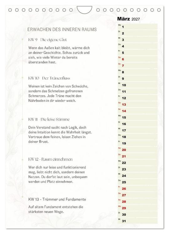 Produktbild: SEELENKOMPASS (Wandkalender 2027 DIN A4 hoch), CALVENDO Monatskalender