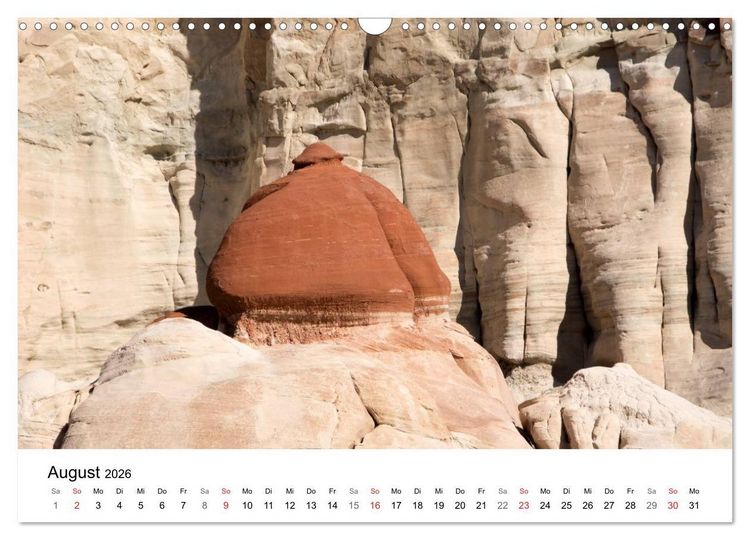 Produktbild: Felsen und Steine in fantastischen Farben und Formen (Wandkalender 2026 DIN A3 quer), CALVENDO Monatskalender