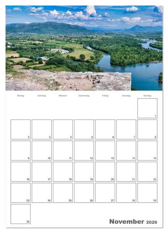 Produktbild: Faszinierendes Albanien (Wandkalender 2026 DIN A4 hoch), CALVENDO Monatskalender