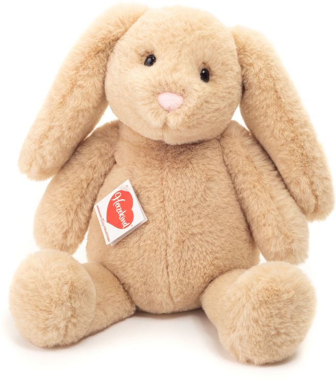 Teddy Hermann Herzekind Hase – 15 Cm, Weiß, Kuscheliges Plüschtier Mit Recyceltem Füllmaterial