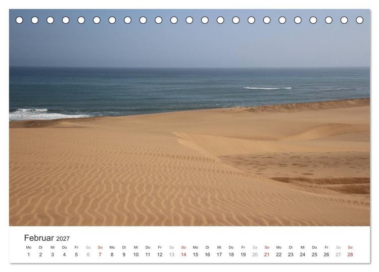Produktbild: Namibia - Landschaftseindr&uuml;cke (Tischkalender 2027 DIN A5 quer), CALVENDO Monatskalender