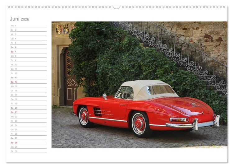 Produktbild: 300 SL Collectors Edition 2 (Wandkalender 2026 DIN A2 quer), CALVENDO Monatskalender