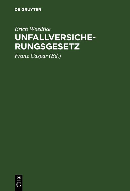 Produktbild: Unfallversicherungsgesetz