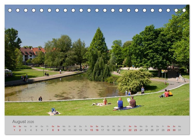 Produktbild: Paderborn Domstadt am Eggegebirge (Tischkalender 2026 DIN A5 quer), CALVENDO Monatskalender