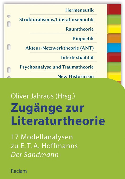 Produktbild: Zug&auml;nge zur Literaturtheorie. 17 Modellanalysen zu E.T.A. Hoffmanns &raquo;Der Sandmann&laquo;