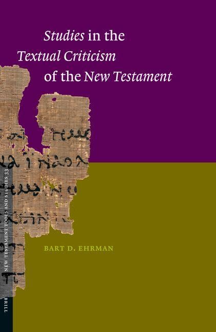 Produktbild: Studies in the Textual Criticism of the New Testament