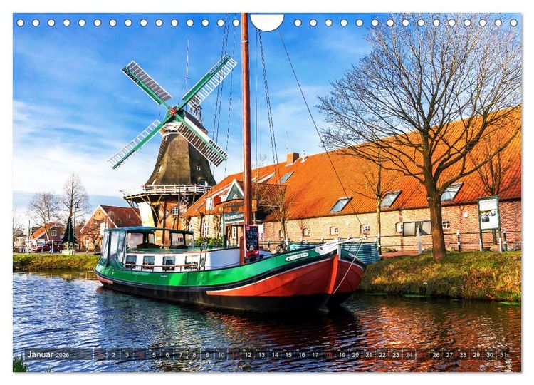 Produktbild: OSTFRIESLAND-LIEBE (Wandkalender 2026 DIN A4 quer), CALVENDO Monatskalender