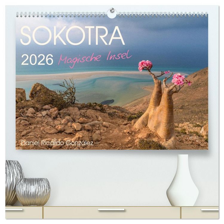 Produktbild: SOKOTRA - Magische Insel (hochwertiger Premium Wandkalender 2026 DIN A2 quer), Kunstdruck in Hochglanz
