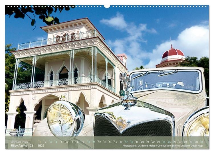 Produktbild: Oldtimer auf 5 Kontinenten (hochwertiger Premium Wandkalender 2026 DIN A2 quer), Kunstdruck in Hochglanz