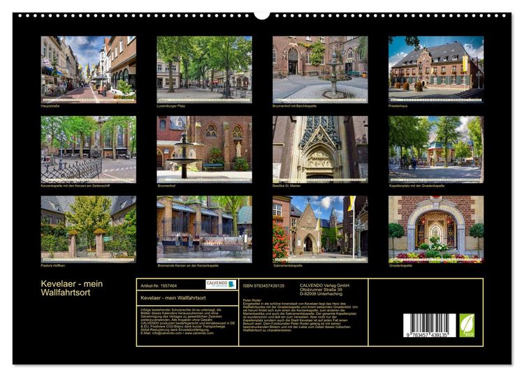 Produktbild: Kevelaer - mein Wallfahrtsort (hochwertiger Premium Wandkalender 2026 DIN A2 quer), Kunstdruck in Hochglanz