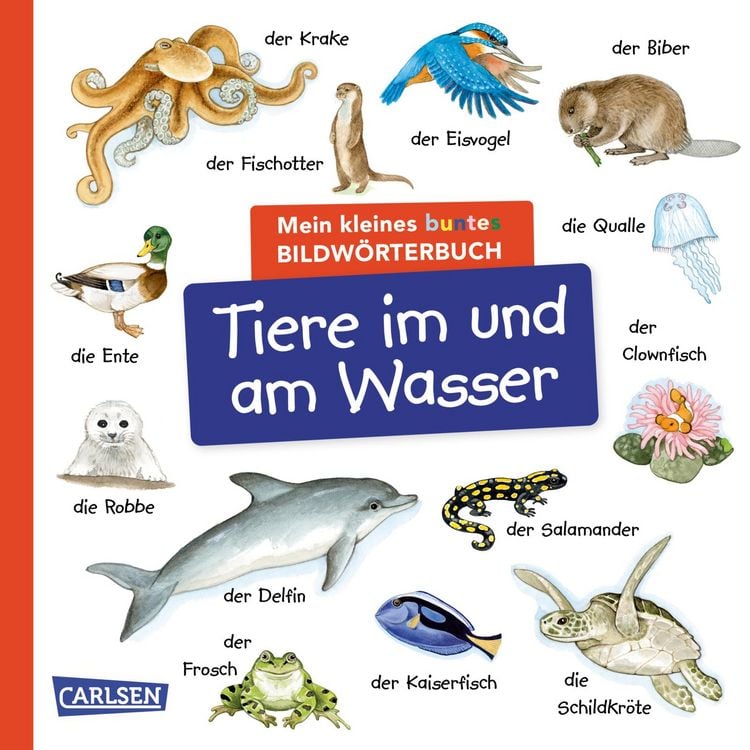 Produktbild: Mein kleines buntes Bildw&ouml;rterbuch: Tiere im und am Wasser