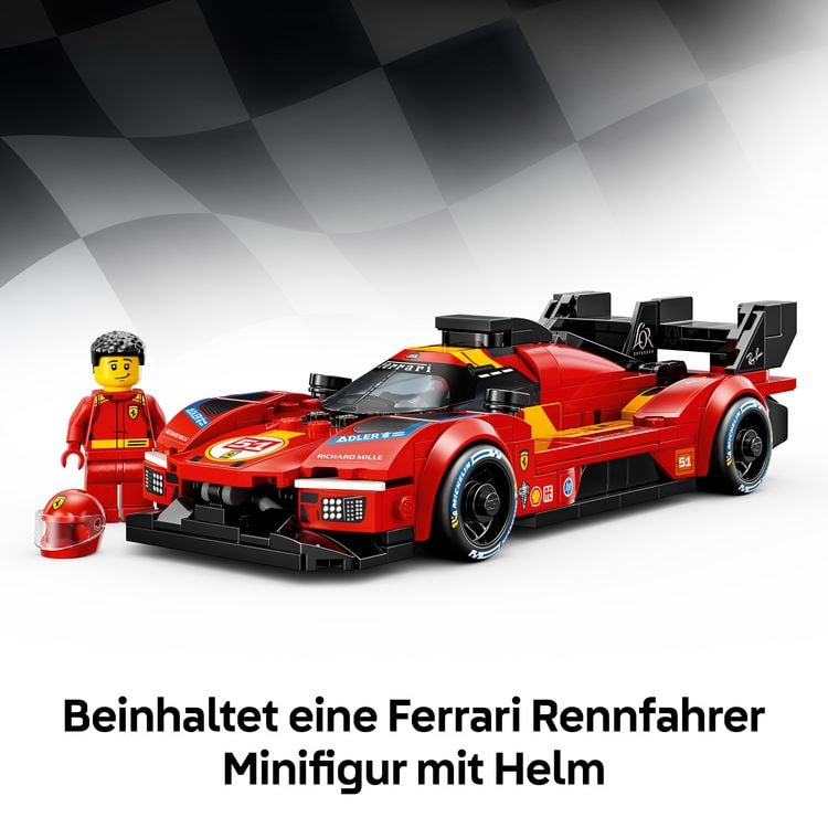 Produktbild: LEGO Speed Champions 77261 Ferrari 499P, Formel 1 Fanartikel