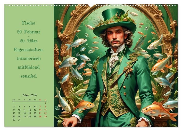 Produktbild: Stellarische M&auml;nnlichkeit (Wandkalender 2026 DIN A2 quer), CALVENDO Monatskalender