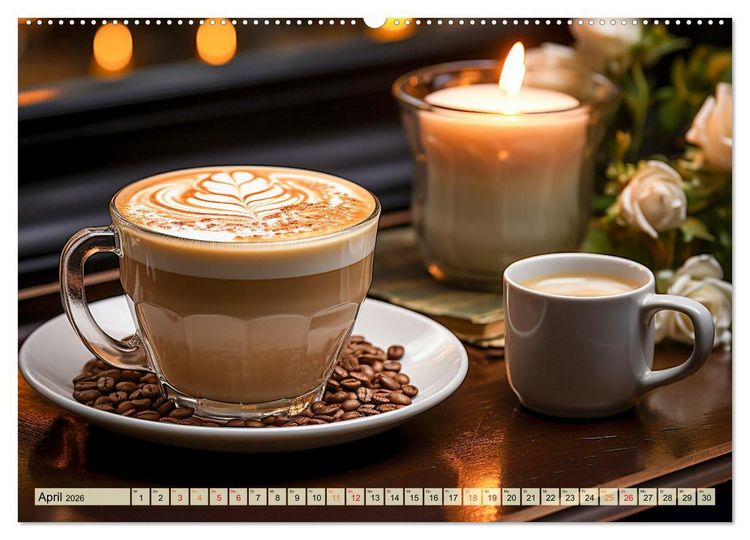 Produktbild: Mein Kaffee meine Bar (Wandkalender 2026 DIN A2 quer), CALVENDO Monatskalender