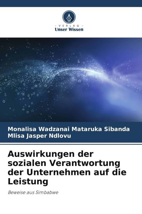 Produktbild: Auswirkungen der sozialen Verantwortung der Unternehmen auf die Leistung