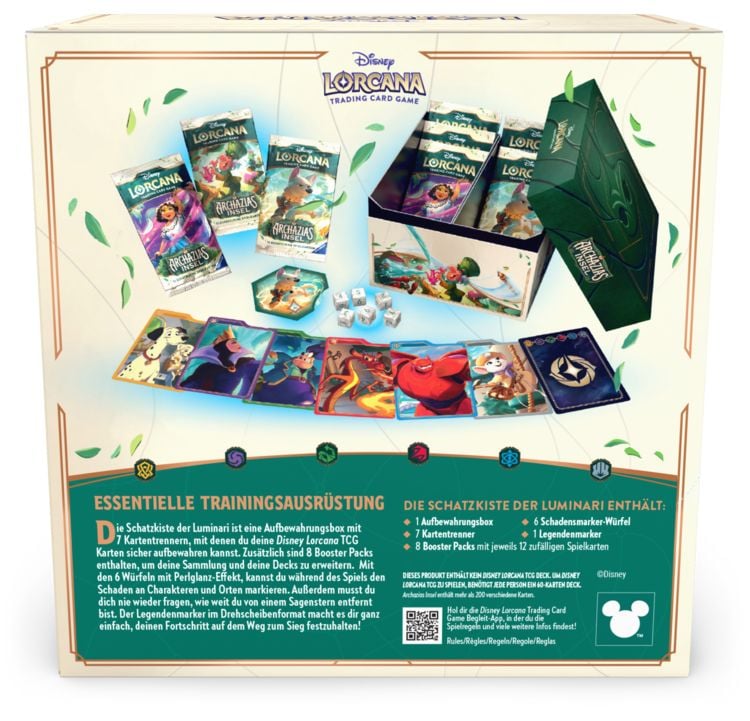Produktbild: Disney Lorcana TCG: Archazias Insel - Schatzkiste der Luminari (Deutsch)