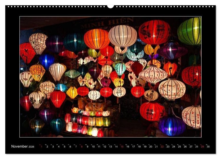 Produktbild: Vietnam &ndash; Land der Kontraste 2026 (Wandkalender 2026 DIN A2 quer), CALVENDO Monatskalender