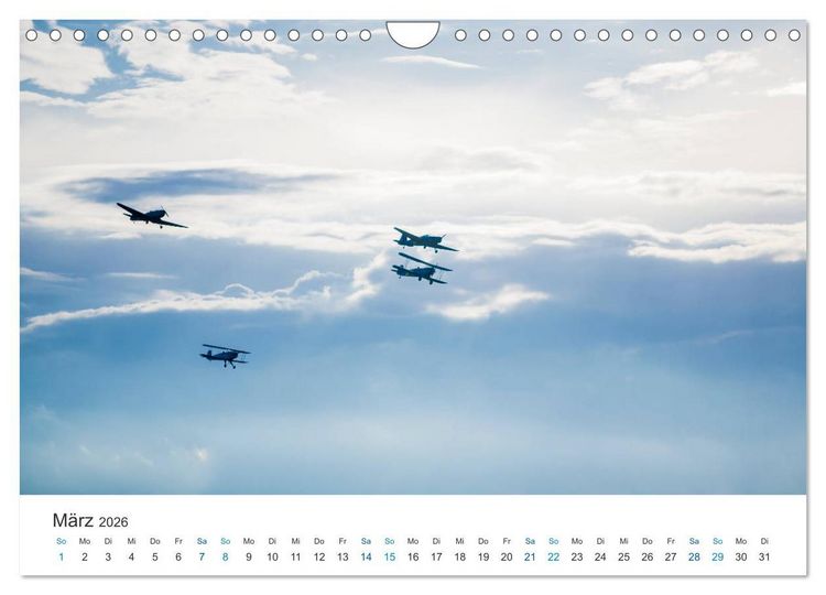 Produktbild: AVIATION CLASSICS seen by custompix.de (Wandkalender 2026 DIN A4 quer), CALVENDO Monatskalender